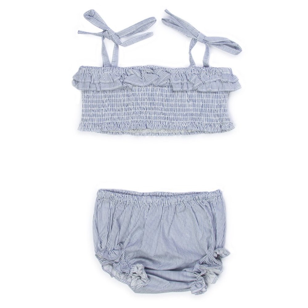 Oeuf NYC Bikini Tennis Stripes